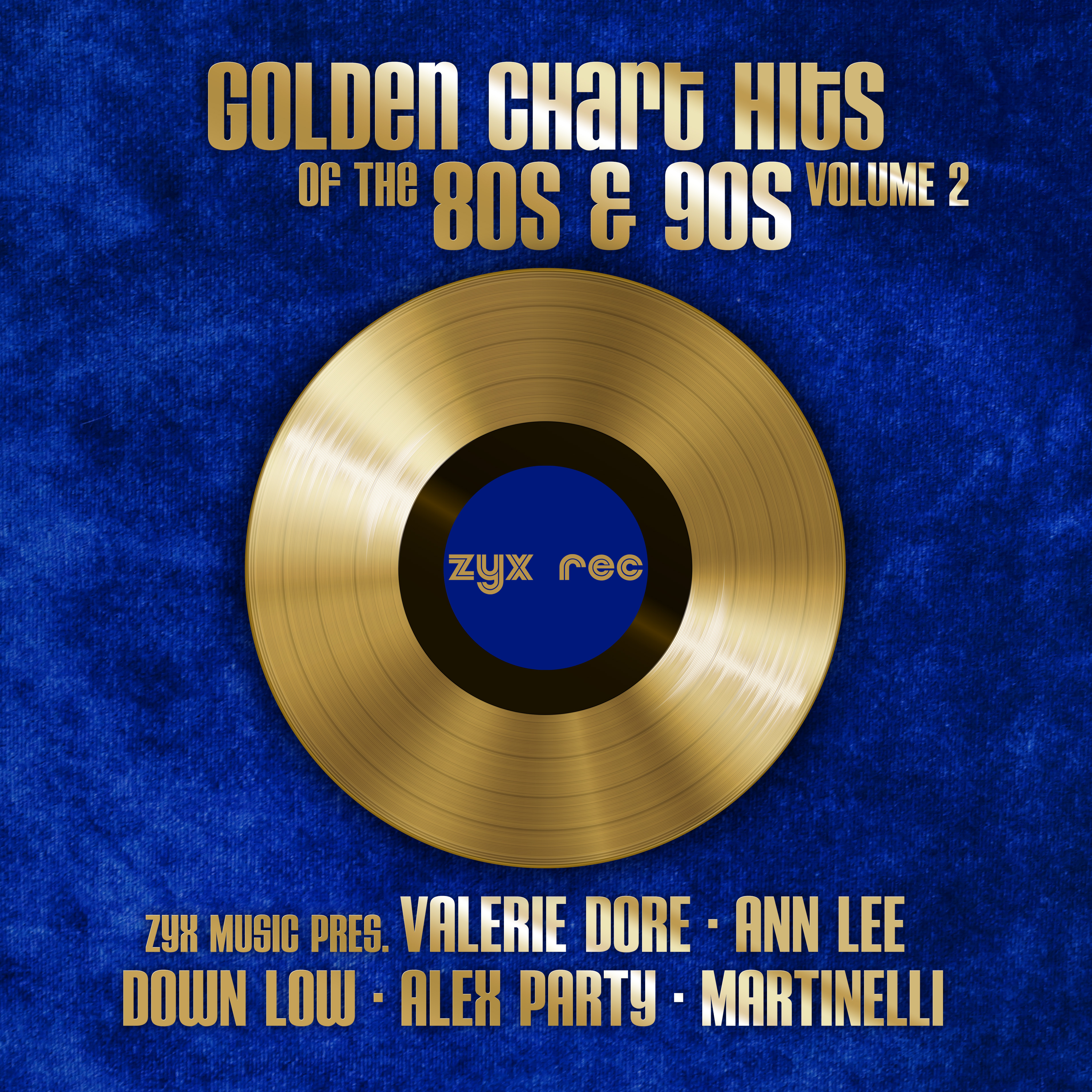 LP Golden Chart Hits of the 80s & 90s Vol.2 by Various Artists